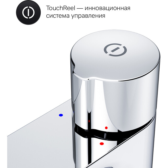 Змішувач для умивальника Am.Pm X-Joy TouchReel F85A92500 (високий), Колір виробника: хром, фото , изображение 7