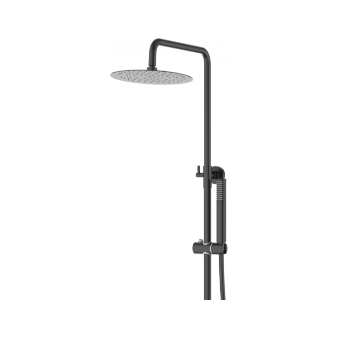 Термостатическая душевая система Corsan Lugo Black Matt CMN01TBL (черная матовая), фото 4