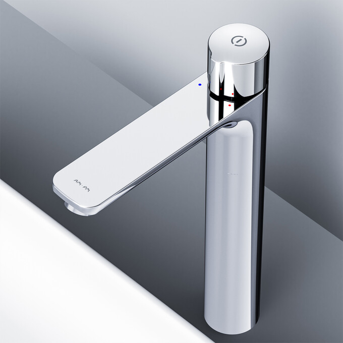 Змішувач для умивальника Am.Pm X-Joy TouchReel F85A92500 (високий), Колір виробника: хром, фото , изображение 5