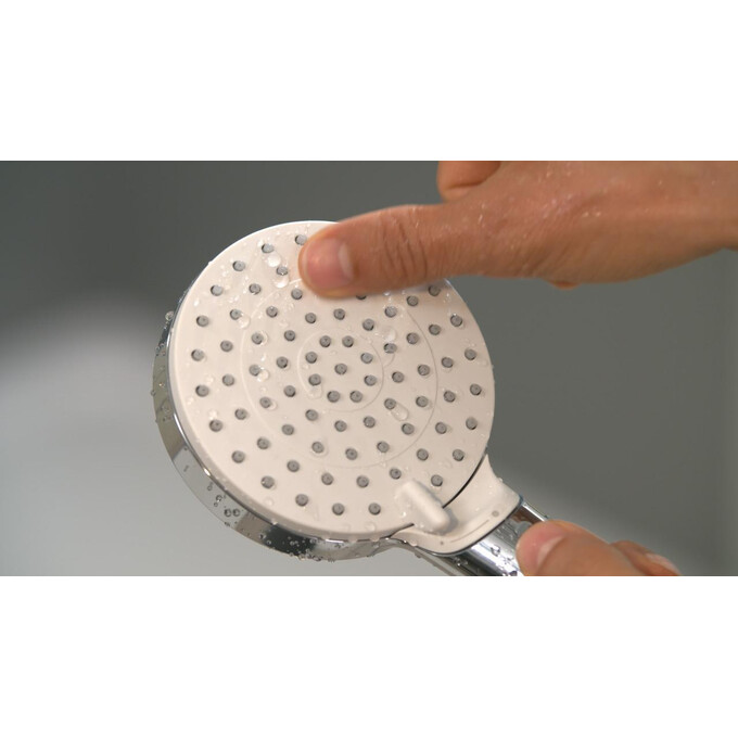 Лейка для душа Hansgrohe Crometta Vario Green EcoSmart White/Chrome 26336400 (белый/хром, двухрежимная), фото 3