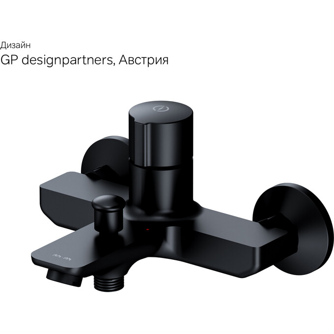 Змішувач для ванни Am.Pm X-Joy TouchReel F85A10522 (чорний матовий), Колір виробника: чорний матовий, фото , изображение 11