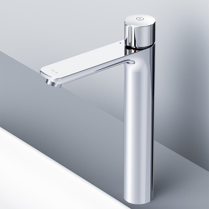 Змішувач для умивальника Am.Pm X-Joy TouchReel F85A92500 (високий), Колір виробника: хром, фото , изображение 4