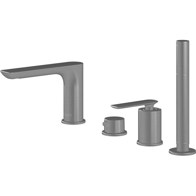 Змішувач на борт ванни Kohlman Experience Grafit QB244EG (графіт, на чотири отвори), Колір виробника: графіт, фото 