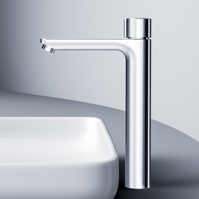 Змішувач для умивальника Am.Pm X-Joy TouchReel F85A92500 (високий), Колір виробника: хром, фото , изображение 6