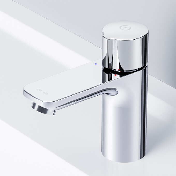 Змішувач для умивальника Am.Pm X-Joy TouchReel F85A02500, Колір виробника: хром, фото , изображение 4