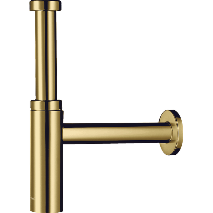 Сифон для умывальника Hansgrohe Flowstar S Polished Gold Optic 52105990 (полированный золотой, бутылочный), фото 