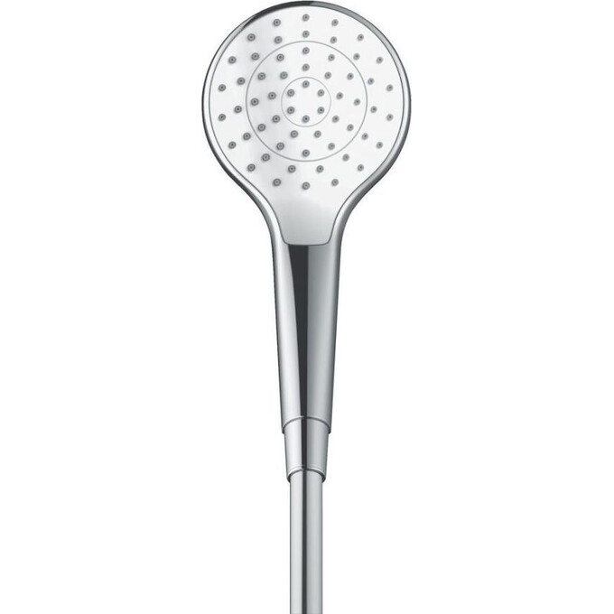 Лійка для душу Hansgrohe Croma Select S 110 EcoSmart White/Chrome 26806400 (білий/хром, однорежимна), фото , изображение 2