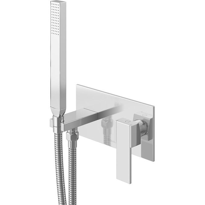 Гигиенический душ со смесителем Kohlman Excelent Chrome QW138H, фото 