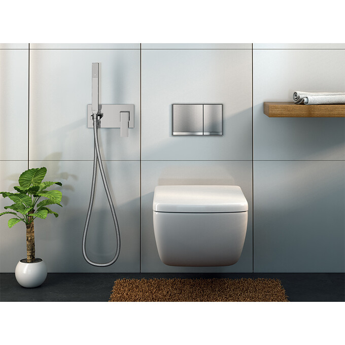 Гигиенический душ со смесителем Kohlman Excelent Chrome QW138H, фото 2