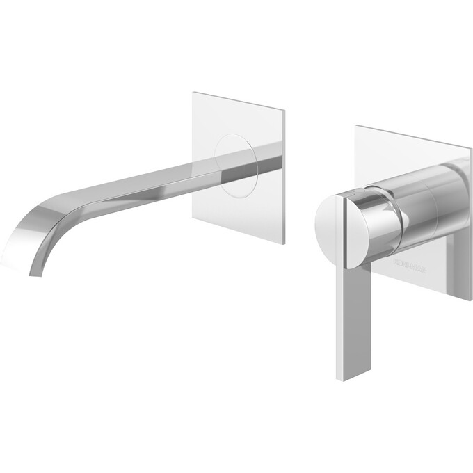 Смеситель скрытого монтажа для раковины Kohlman Dexame Chrome QW183D (20 см, внутренняя часть в комплекте), фото 