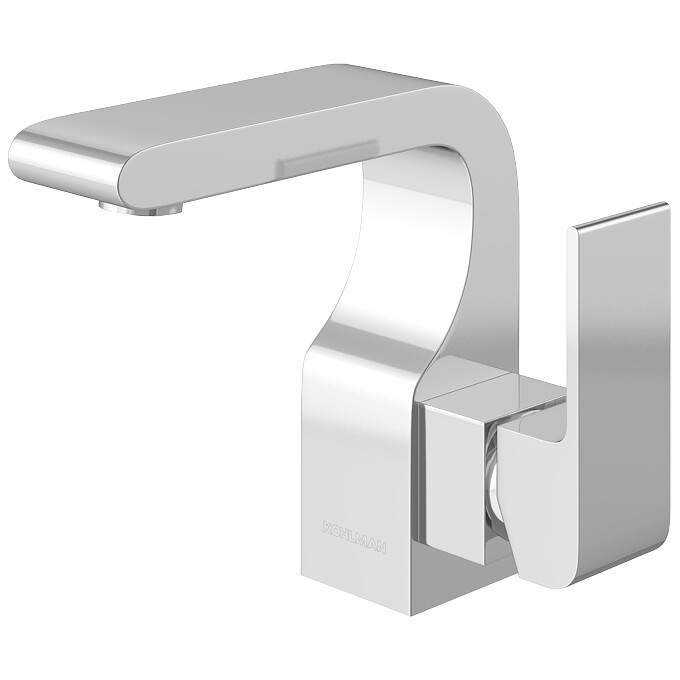 Смеситель для раковины Kohlman Saxo Chrome QB100S (с донным клапаном), фото 