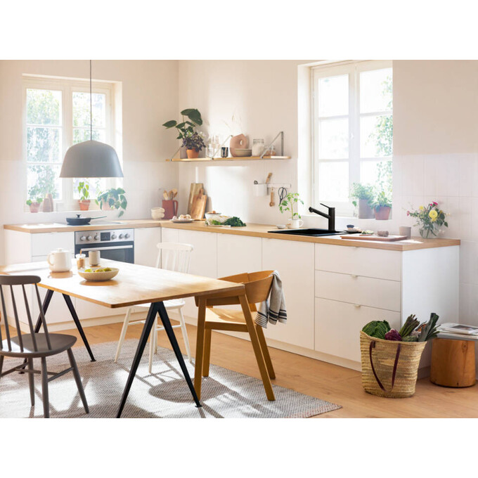 Смеситель для кухни Hansgrohe Zesis M33 160 Matt Black 74801670 (черный матовый, с выдвижной лейкой), фото 4