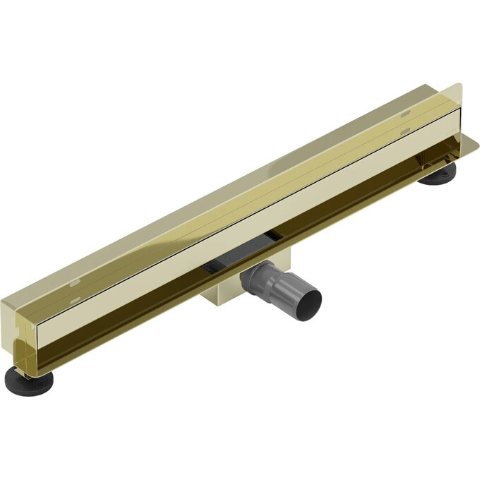 Душевой трап Mexen Flat Wall 2в1 Gold MEX-1530070 (70 см, золотой), Цвет производителя: золото, Доступные размеры: 70, фото 3