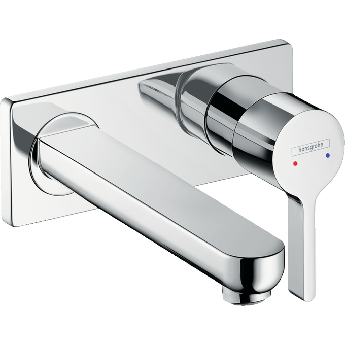 Смеситель скрытого монтажа для умывальника Hansgrohe Metris S Chrome 31163000, фото 
