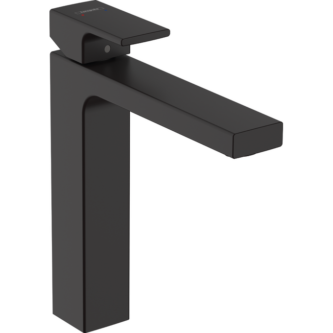 Смеситель для умывальника Hansgrohe Vernis Shape Matt Black 71562670 (черный матовый, высокий, с донным клапаном), фото 