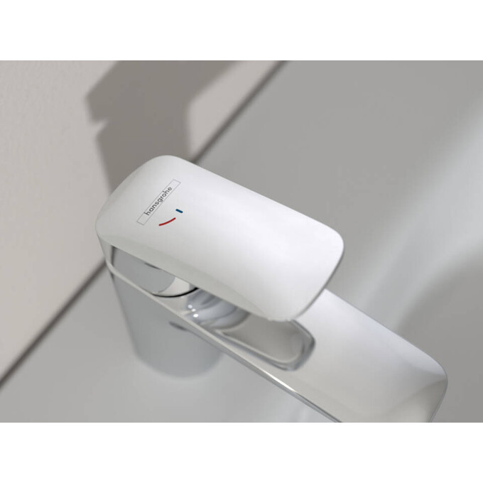 Смеситель для умывальника Hansgrohe Logis LowFlow Chrome 71104000 (с донным клапаном), фото 3