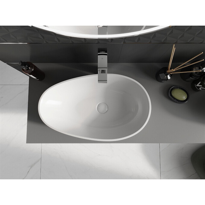 Раковина Mexen Nora 60 MEX-23056001 (60x36 см, чаша), Колір виробника: білий глянець, фото , изображение 4