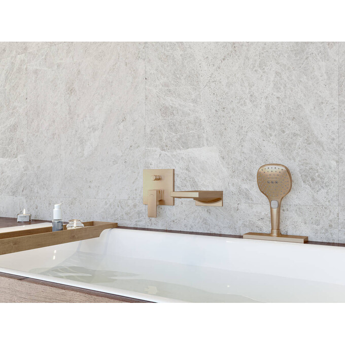 Шланг скрытого монтажа Hansgrohe SBox Square Brushed Bronze 28010140 (брашированный бронзовый), Цвет производителя: брашированная бронза, фото 2