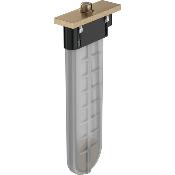 Шланг скрытого монтажа Hansgrohe SBox Square Brushed Bronze 28010140 (брашированный бронзовый), Цвет производителя: брашированная бронза, фото 