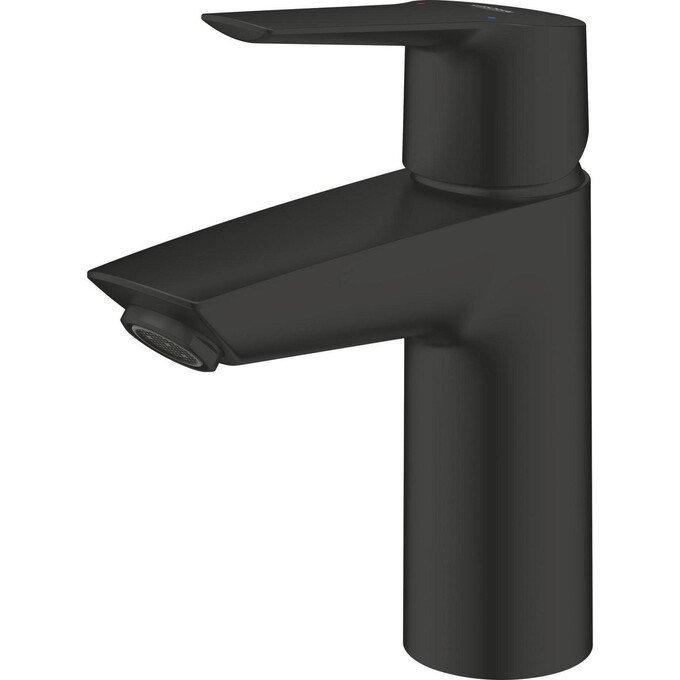 Смеситель для раковины Grohe QuickFix Start S-Size Black 235502432 (черный матовый, с донным клапаном), фото 6