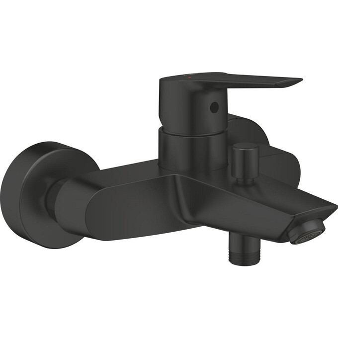Смеситель для ванны Grohe QuickFix Start Black 322782432 (черный матовый), фото 