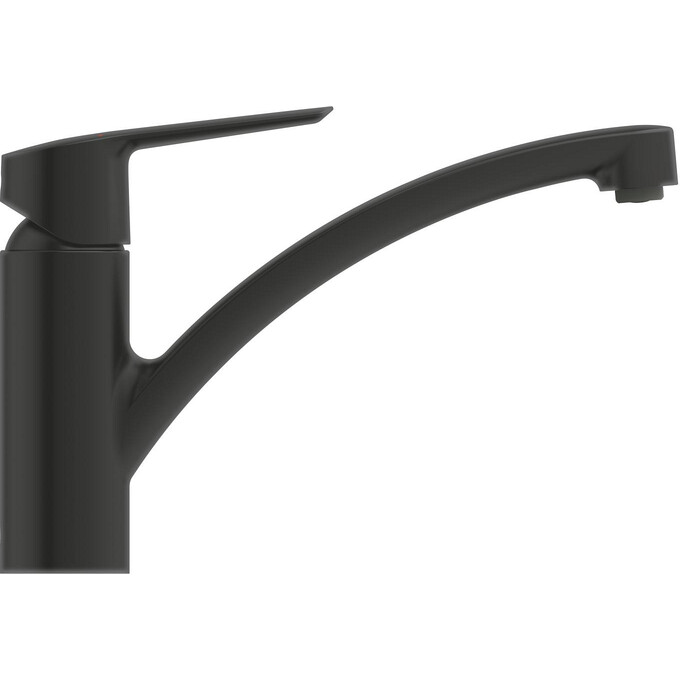 Змішувач для кухні Grohe QuickFix Start Black 324412432 (чорний матовий), фото , изображение 5