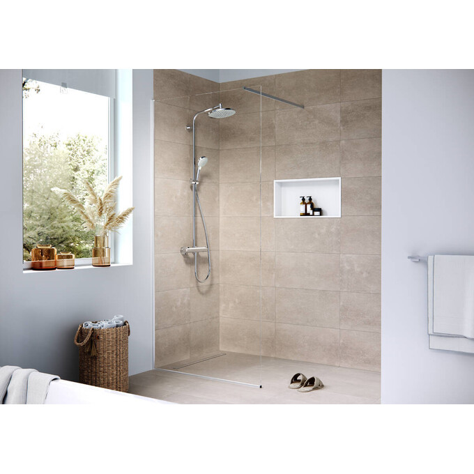 Трап для душа Hansgrohe RainDrain Compact 56163000 (600 мм, нержавеющая сталь), фото 3