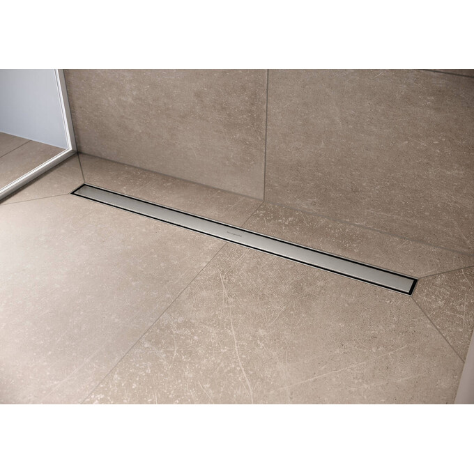 Трап для душа Hansgrohe RainDrain Compact Brushed Stainless Steel 56168800 (900 мм, брашированная нержавеющая сталь), фото 2