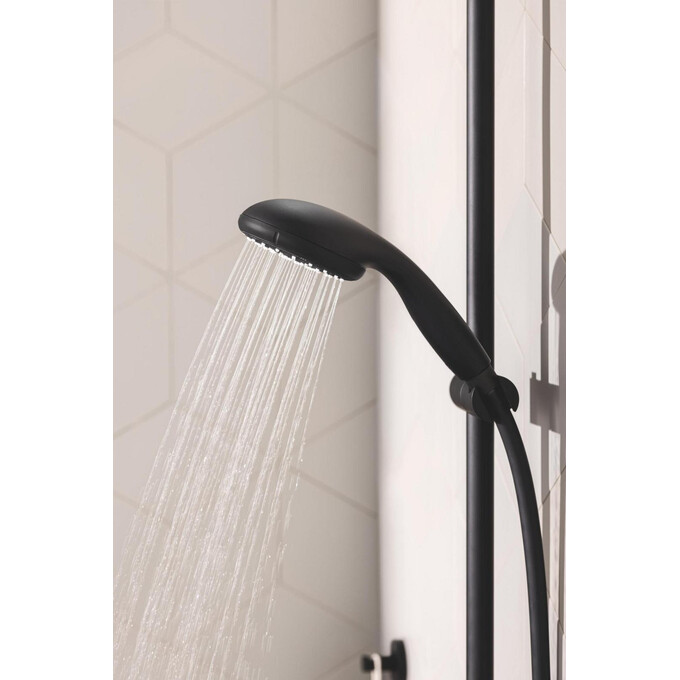 Комплект змішувачів для ванної кімнати та кухні Grohe QuickFix Start M-Size Black UA303301MK (235752432+322782432+279482430+304702430), фото , изображение 7