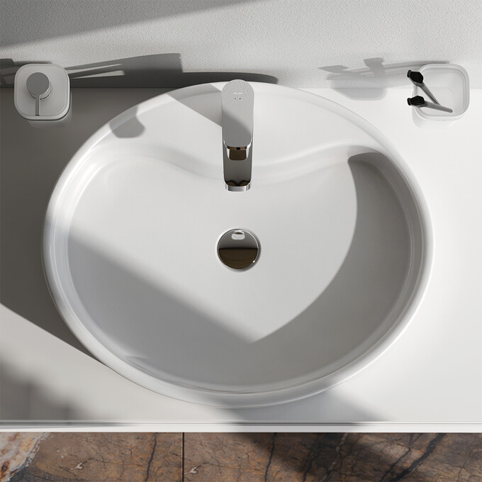 Раковина Am.Pm Func MFAWCC20561WG (56x45 см), фото , изображение 4