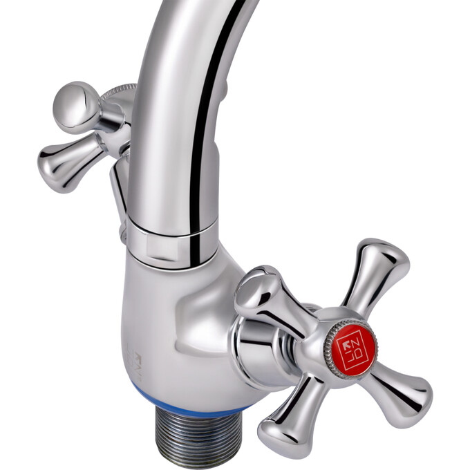 Смеситель для кухни Lidz 75 21 271F-6 (LDLAM276FCRM22019), фото 4