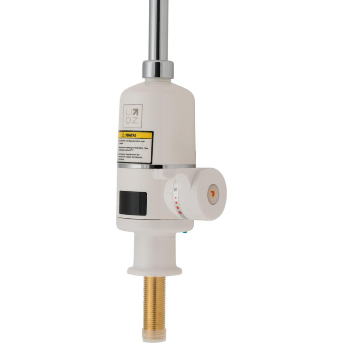 Проточный водонагреватель для кухни Lidz 95 00 056 (LDWAR056WCR24984, белый/хром, с электронагревом 3 кВт), фото 3