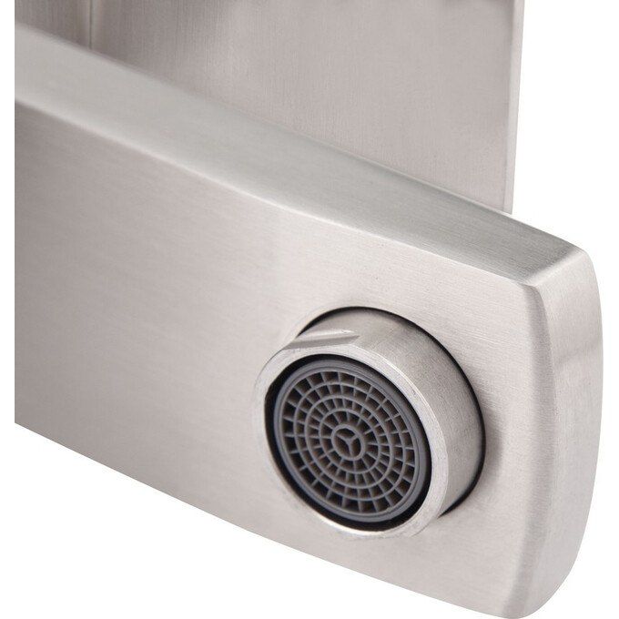 Змішувач для раковини Lidz Kubis 001F (LDKUB001FNKS28534, нікель), фото , изображение 3