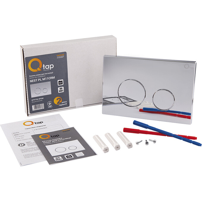Панель смыва Qtap Nest Chrome QT0111M11112CRM, Цвет производителя: хром, фото 4