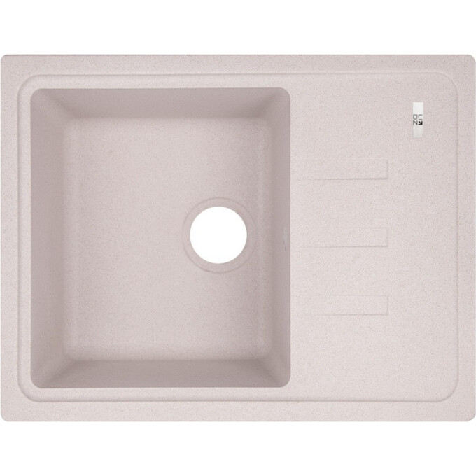 Мойка для кухни Lidz 620x435/200 COL-06 (LIDZCOL06620435200, 61.5x43 см, бежевая, с сифоном), Цвет производителя: бежевый, фото 
