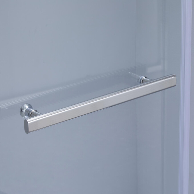 Душевая кабина с поддоном Lidz Dozorca SC90x90.CRM.LOW.TR (LDSC9090CRMLOWTR, 90x90 см, стекло прозрачное, петли хром), фото 7