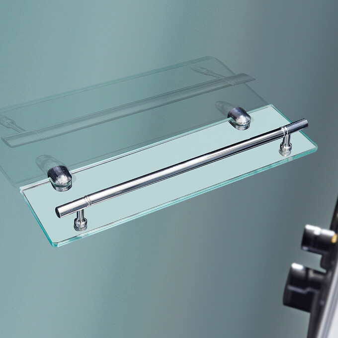 Душевой гидромассажный бокс с поддоном Lidz Tani SBM90x90.SAT.HIGH.FR (LTSBM9090SATHIGHFR, стекло матовое, профиль сатин), фото 5