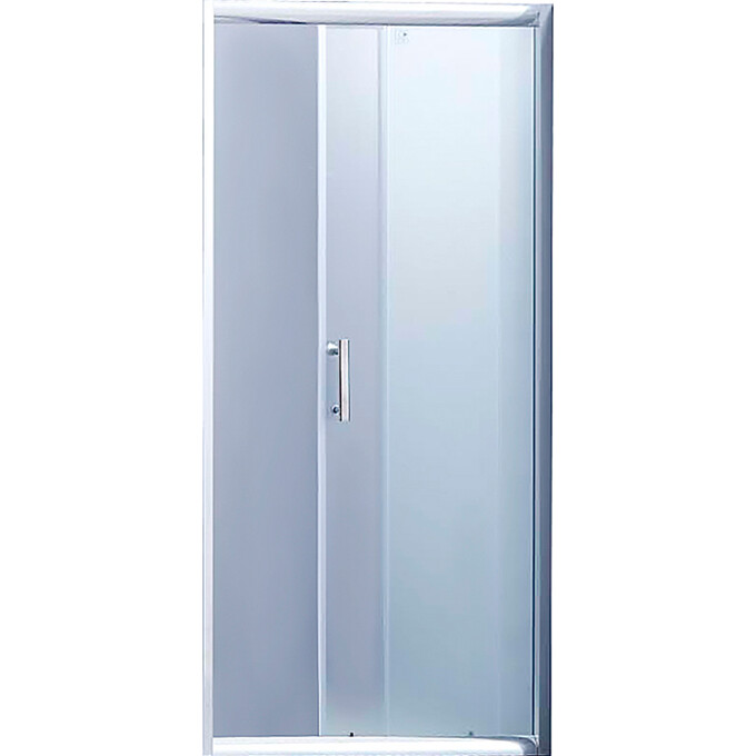 Душевая дверь Lidz Zycie SD90x185.CRM.FR (LZSD90185CRMFR, 95 см, стекло матовое, профиль хром), Доступные размеры: 95, фото 