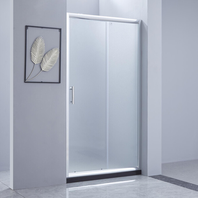 Душевая дверь Lidz Zycie SD90x185.CRM.FR (LZSD90185CRMFR, 95 см, стекло матовое, профиль хром), Доступные размеры: 95, фото 2