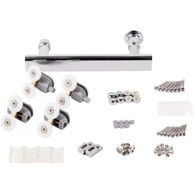 Душевая дверь Lidz Zycie SD100x185.CRM.FR (LZSD100185CRMFR, 105 см, стекло матовое, профиль хром), фото 9