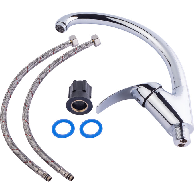 Смеситель для кухни Lidz Mars 81 007F-3 (LDMAR007FCRM34857), фото 5