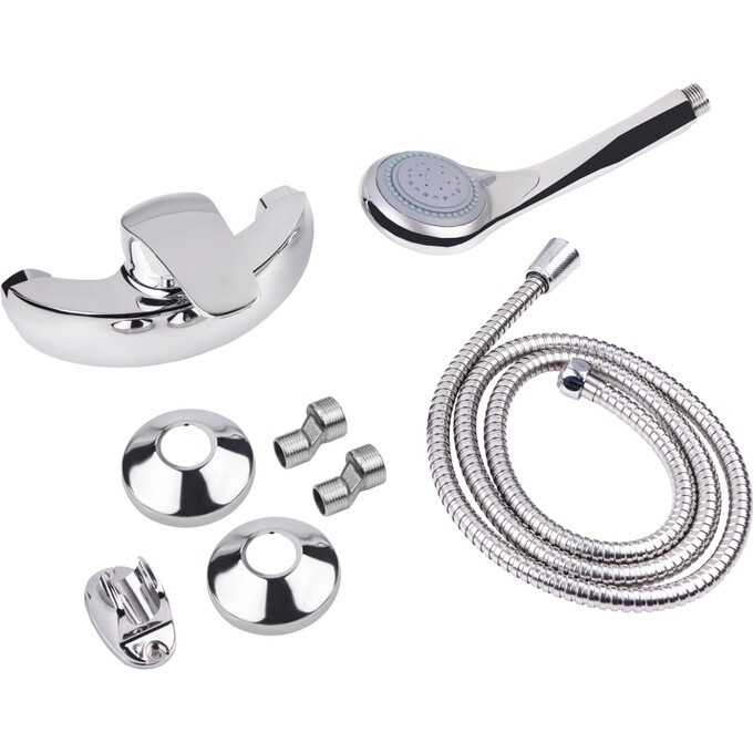 Смеситель для душа Lidz Mars 81 01000 (LDMAR010CRM34892, с лейкой и шлангом), фото 4