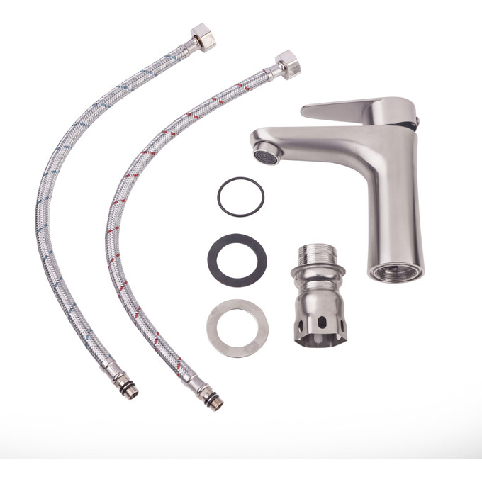 Смеситель для раковины Lidz Vida 001FH LDVID001FNKS34954 (никель), фото 5