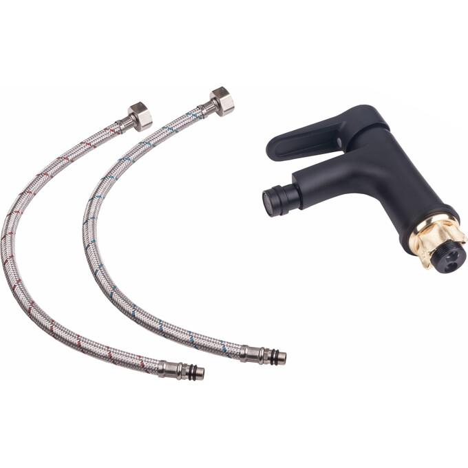 Смеситель для биде Lidz 14 43 001AF (LDNIC001AFBLA35179, черный матовый), фото 5