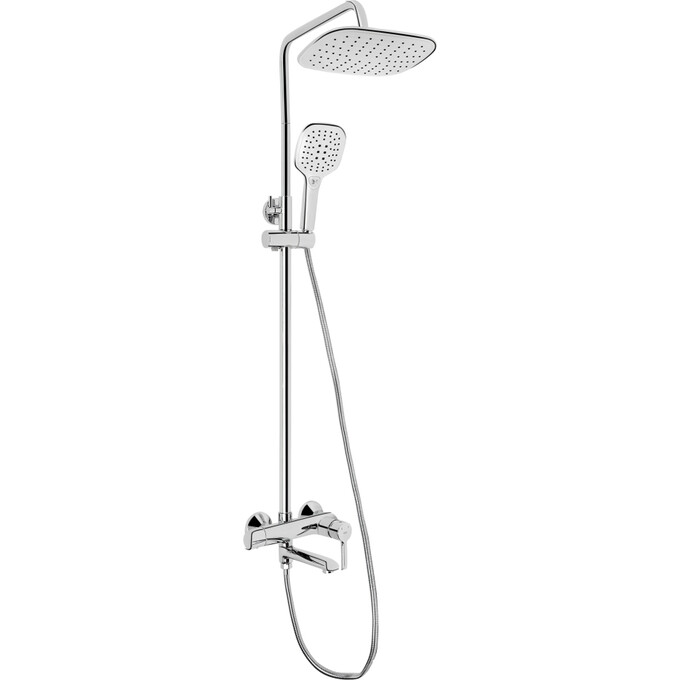 Душевая система Qtap Grand Chrome CRM 1004 (QTGRACRM1004, с изливом), Цвет производителя: хром, фото 