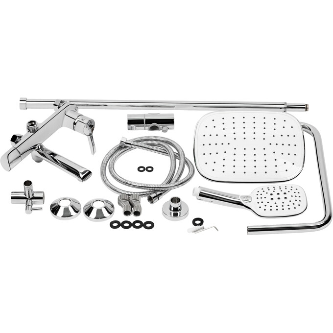 Душевая система Qtap Grand Chrome CRM 1004 (QTGRACRM1004, с изливом), Цвет производителя: хром, фото 9