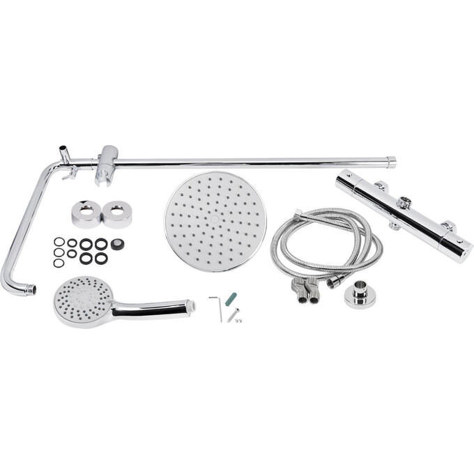 Душевая система с термостатом Qtap Sloup Chrome 57103ONC (QTSL57103ONC), фото 7