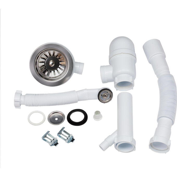 Мийка для кухні Lidz 780x500/200 BLM-14 (LIDZBLM14780500200, 76x50 см, чорна, із сифоном), Колір виробника: чорний матовий, фото , изображение 6