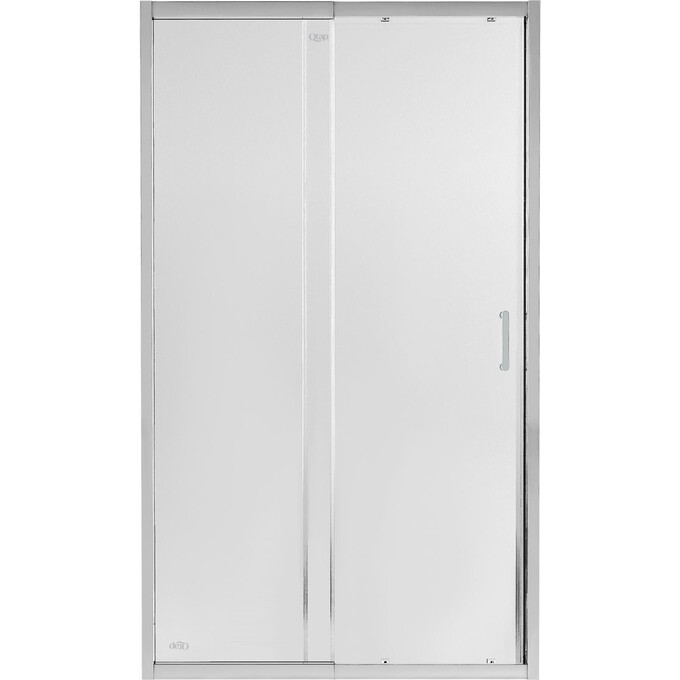 Душевая дверь Qtap Taurus CRM2012-13.C6 (TAUCRM201213C6, 130 см, стекло прозрачное, профиль хром), Доступные размеры: 130, фото 