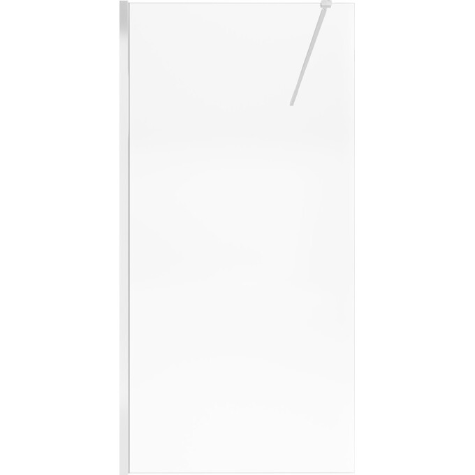 Душова перегородка Qtap Walk-In Standard CRM201.C8 (STDCRM201C8, 100 см, скло прозоре, профіль хром), Доступні розміри: 100, Колір виробника: хром, фото 